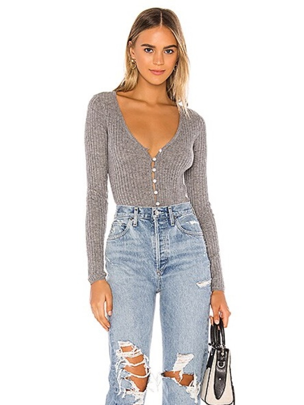 Lovers + Friends Cardigan in Grey